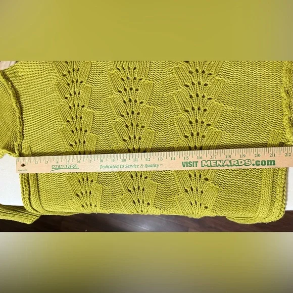 Free People Bell Song Pullover Sweater, Size XL
Chartreuse EUC - Picture 5 of 7